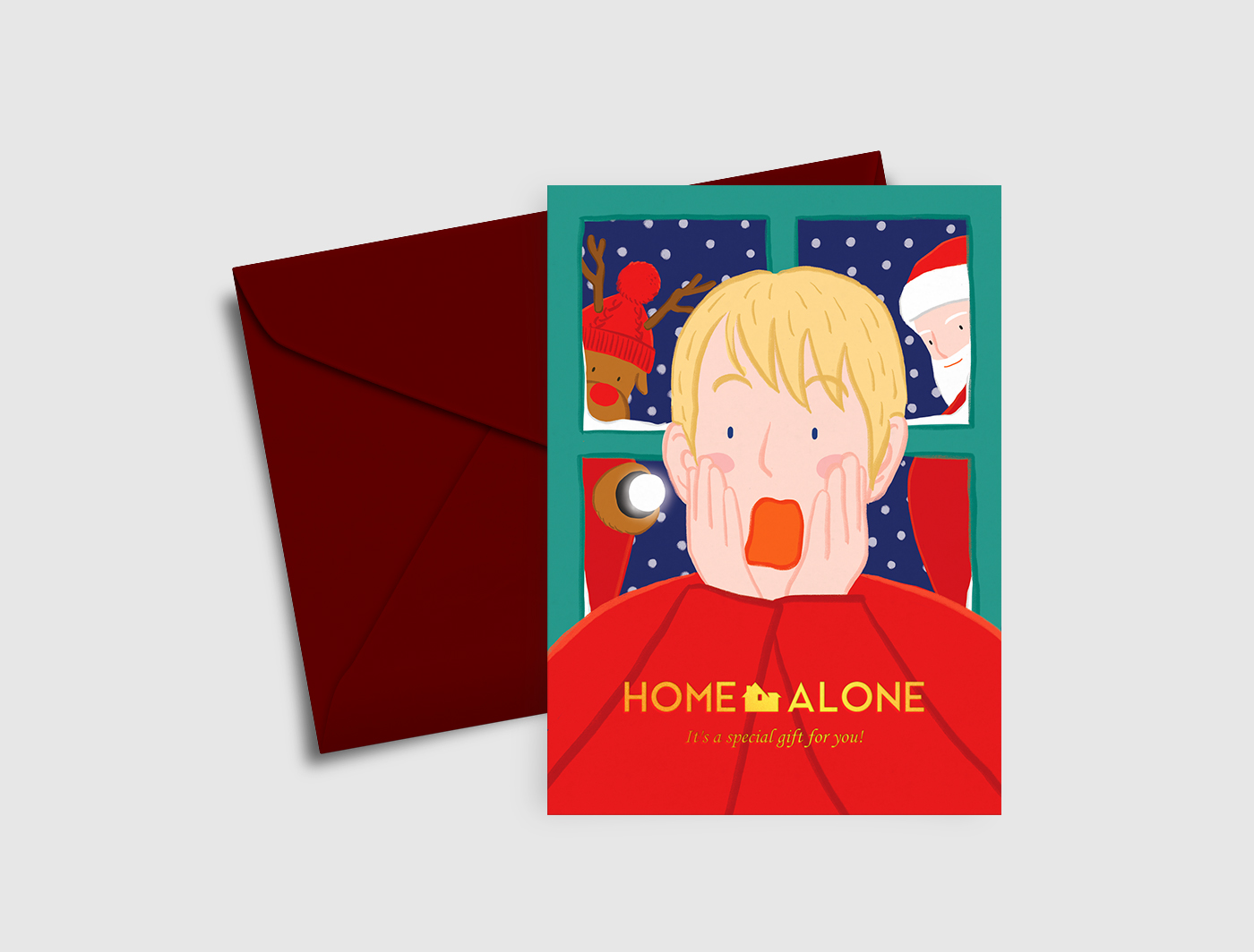 Christmas Illustration Postercards