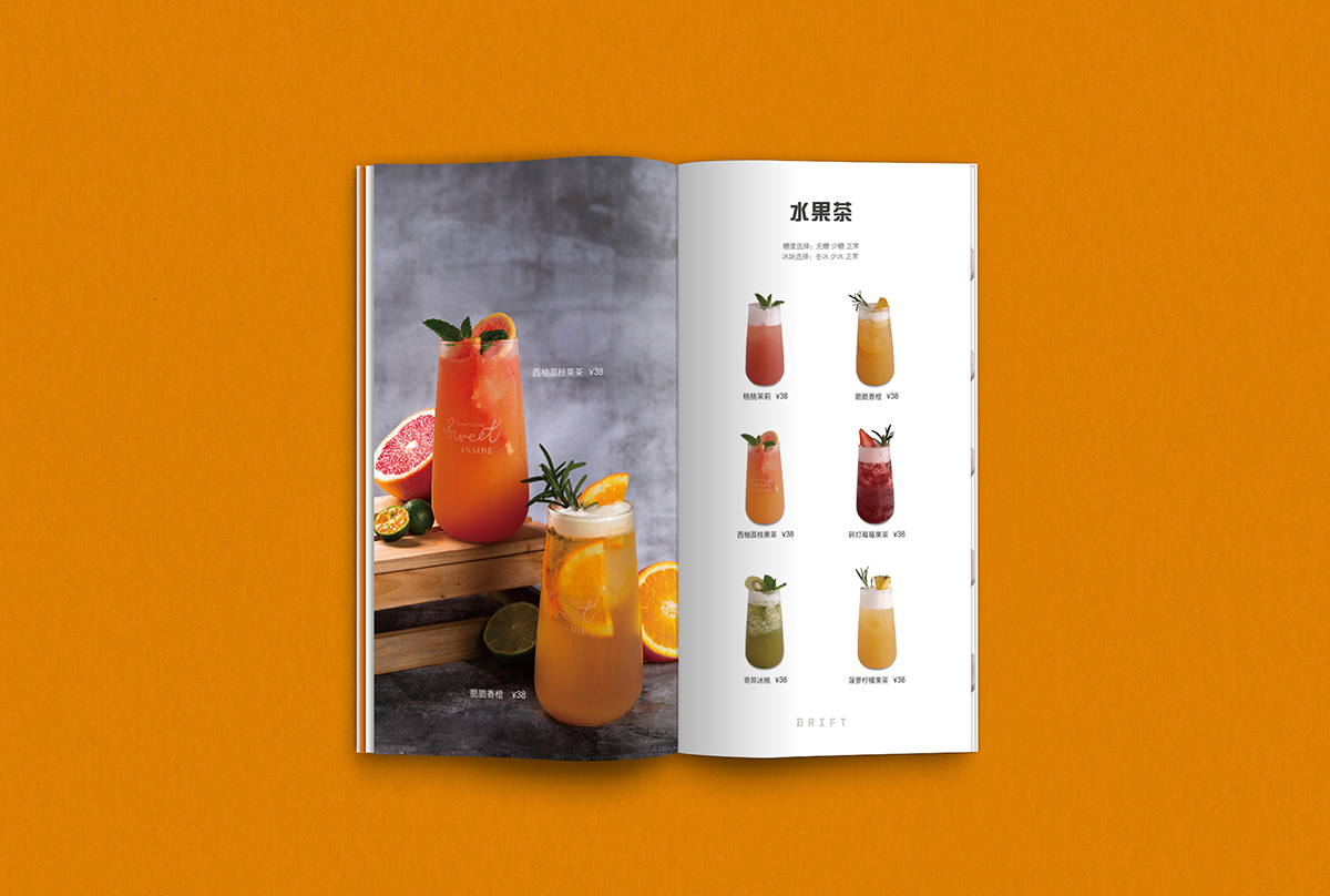 Cafe menu design by Marong Marong Design Studio