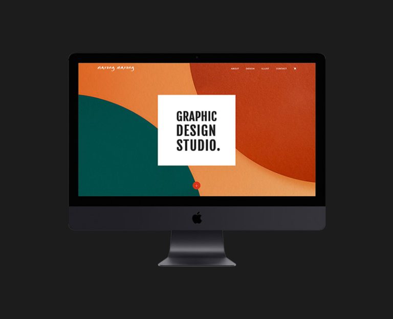 Marong marong Design Studio Homepage